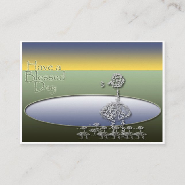 Anzeige der Holzbox Begleitkarte (Vorderseite)