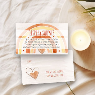 Anzeige der Regenbogenblende ohne Geschenk Begleitkarte