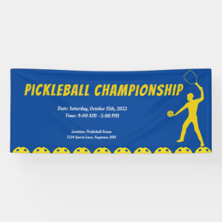 Anzeige des Banners für Pickleball-Passionsereigni Banner