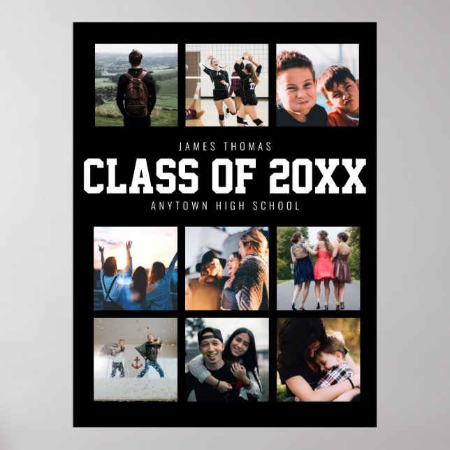 Anzeige des Fotos für benutzerdefinierte Graduieru Poster (Vorne)