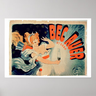 Anzeige für "BEC Auer" (Farbelitho) Poster