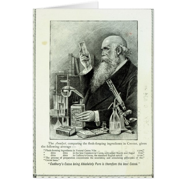 Anzeige für 'Cadburys Cocoa (Vorne)