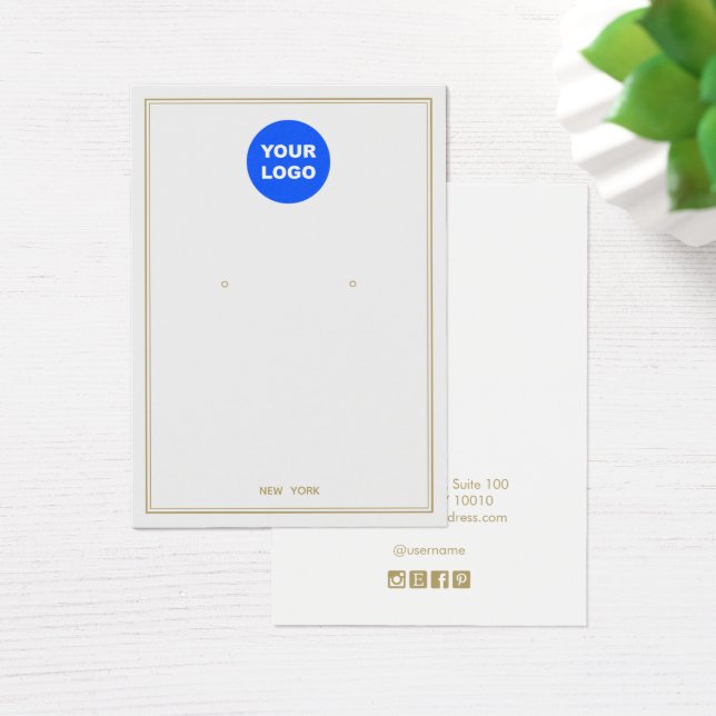 Anzeige für das benutzerdefinierte Add-Logo Grau-O (Schreibtisch)