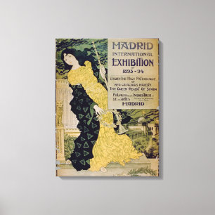 Anzeige für den 'MadridInternational Exhibi Leinwanddruck