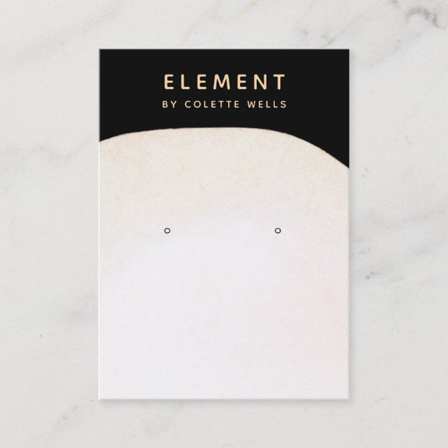 Anzeige für die Minimalistische Wasserfarbe Visitenkarte (Vorderseite)