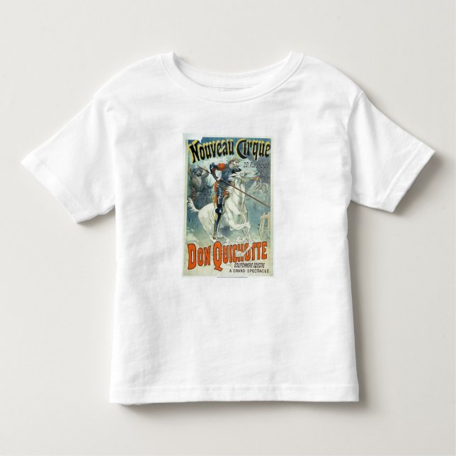 Anzeige für "Don Quichote, neuer Zirkus", Pferd Kleinkind T-shirt (Vorderseite)