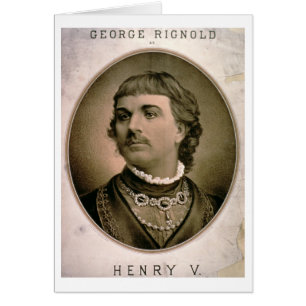 Anzeige für "George Rignold als Henry V" (Col.