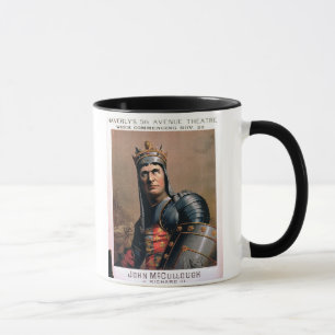 Anzeige für 'John McCullough als Richard III Tasse