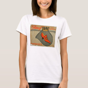 Anzeige für "Stauf beschuht" (Farbelitho) T-Shirt