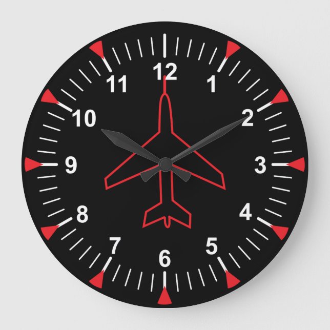 Anzeige Große Wanduhr (Vorderseite)