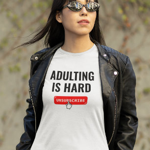 Anzeige ist schwierig - Abmelden Individuelles A T-Shirt