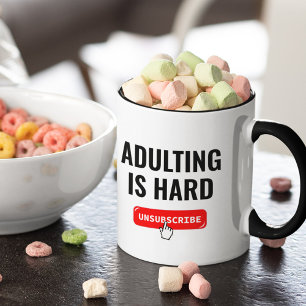 Anzeige ist schwierig - Abmelden Individuelles A Tasse