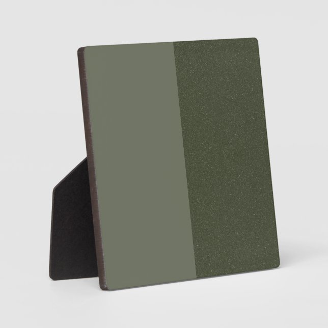 Anzeige von benutzerdefinierten Moosgrün Fotoplatte (Vorderseite)