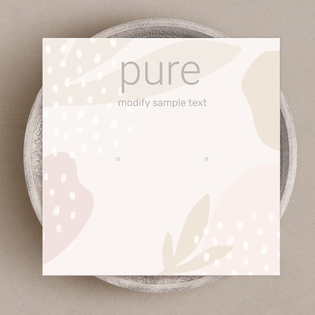 Anzeige von pastellfarbenen Gestell-Formen Quadratische Visitenkarte (Von Creator hochgeladen)