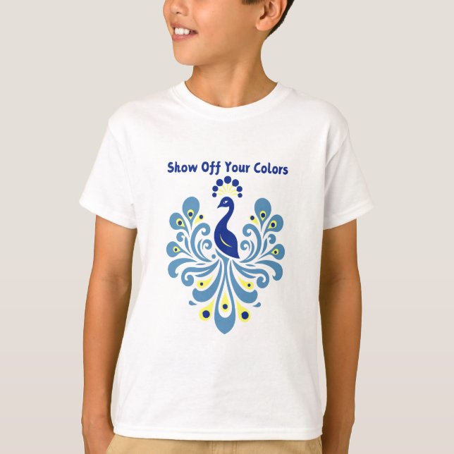 Anzeigen der Farben T-Shirt (Vorderseite)