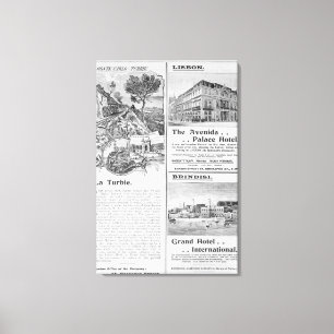 Anzeigen für La Turbie Restaurant, Leinwanddruck