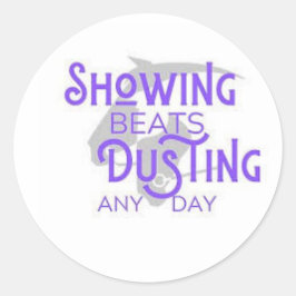 Anzeigen von Beats Dusting Runder Aufkleber