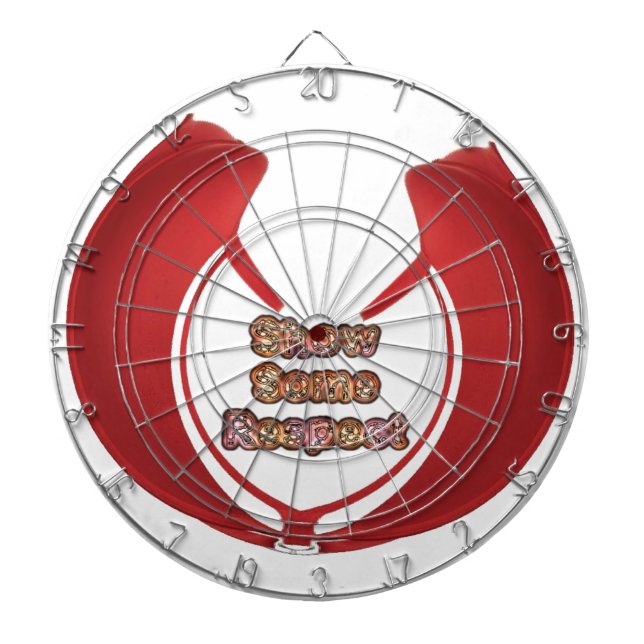 Anzeigen von Respektsgrafik Dartscheibe (vorne)