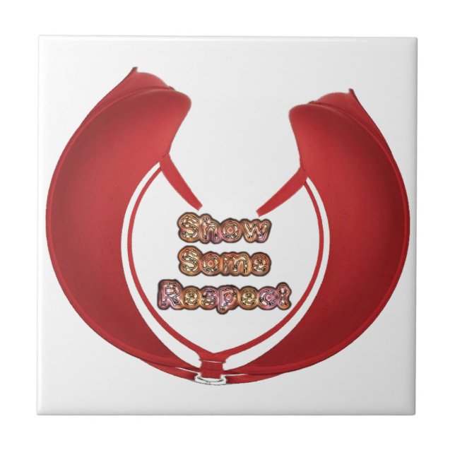 Anzeigen von Respektsgrafik Fliese (Vorderseite)