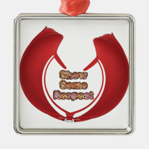 Anzeigen von Respektsgrafik Silbernes Ornament