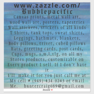 Anzeigenaufkleber Aufkleber