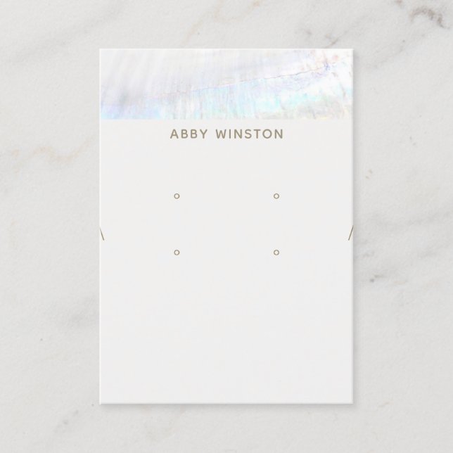 Anzeiger für die zweite Wand an Wand Visitenkarte (Vorderseite)