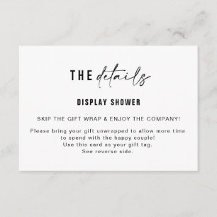 Anzeigeraumanzeige für Duschbänke und Geschenktipp Begleitkarte