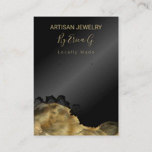 Anzeigetafeln für Schwarz- und Goldverdiener Visitenkarte