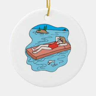 Anziehende Strahlen Keramik Ornament