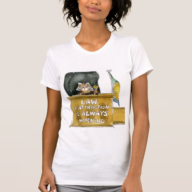 Anziehungsgesetz, das immer im Shirt funktioniert (Vorderseite)