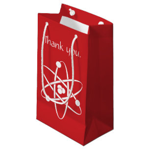Anziehungskräfte in Kirsch-Geschenktasche Kleine Geschenktüte