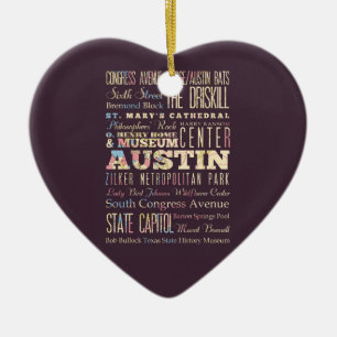 Anziehungskräfte u. berühmte Orte von Austin, Keramikornament