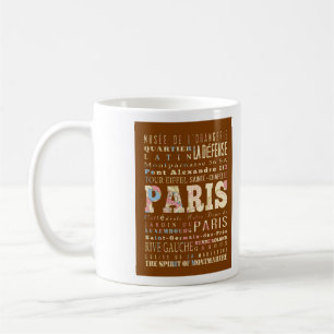 Anziehungskräfte u. berühmte Orte von Paris, Tasse