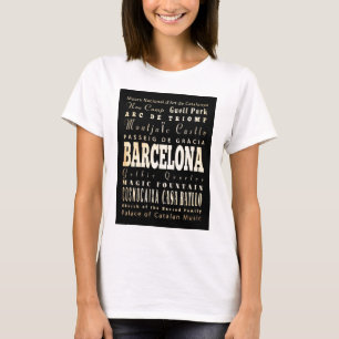 Anziehungskräfte und berühmte Orte von Barcelona T-Shirt