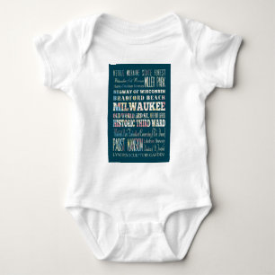 Anziehungskräfte und berühmte Orte von Milwaukee Baby Strampler