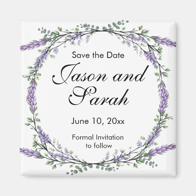 Anziehungsmagnet für die Eukalyptus-Aquarellfarben Magnet (Vorne)