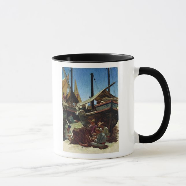 Anzio, der Hafen Tasse (Rechts)