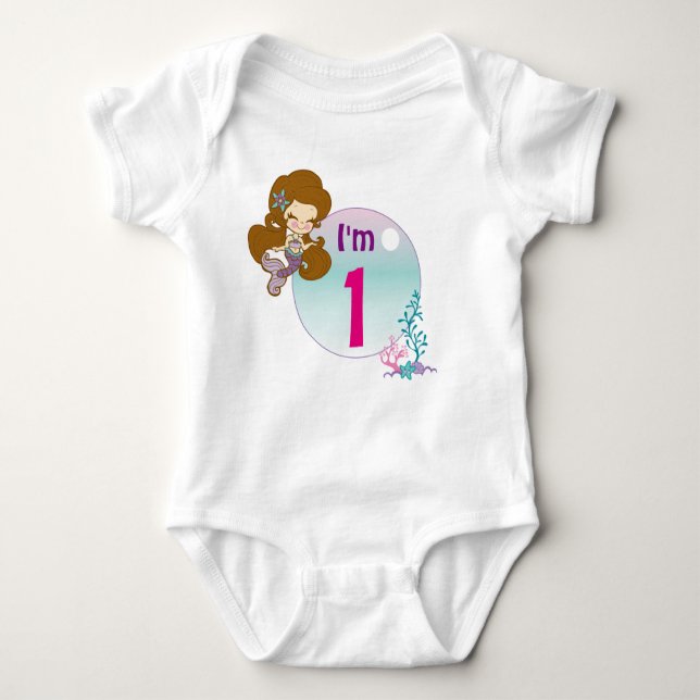 Anzug am Meeresboden Baby Strampler (Vorderseite)