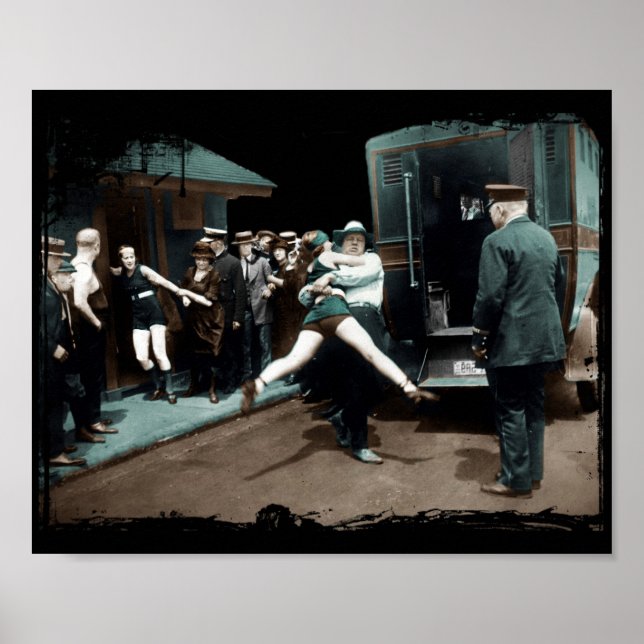 Anzug Baden Festnahmen USA Poster (Vorne)