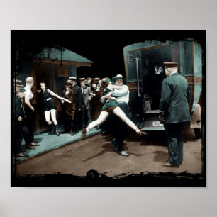 Anzug Baden Festnahmen USA Poster