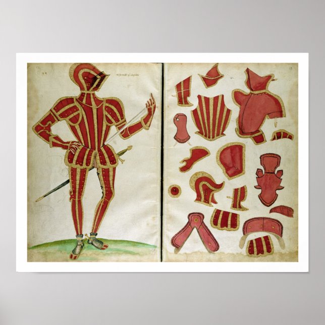 Anzug der Rüstung für den Earl of Leicester von `A Poster (Vorne)