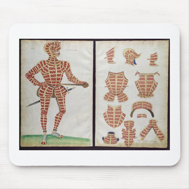 Anzug der Rüstung für den Herzog von Worcester, Mousepad (Vorne)