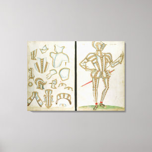 Anzug der Rüstung für mein Lorde Skrope, von Leinwanddruck