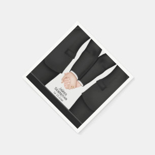 Anzug Gay Wedding Serviette