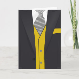 ANZUG & NECKTIE VATER'S DAY 'I LIEBE YOU' CARD KARTE