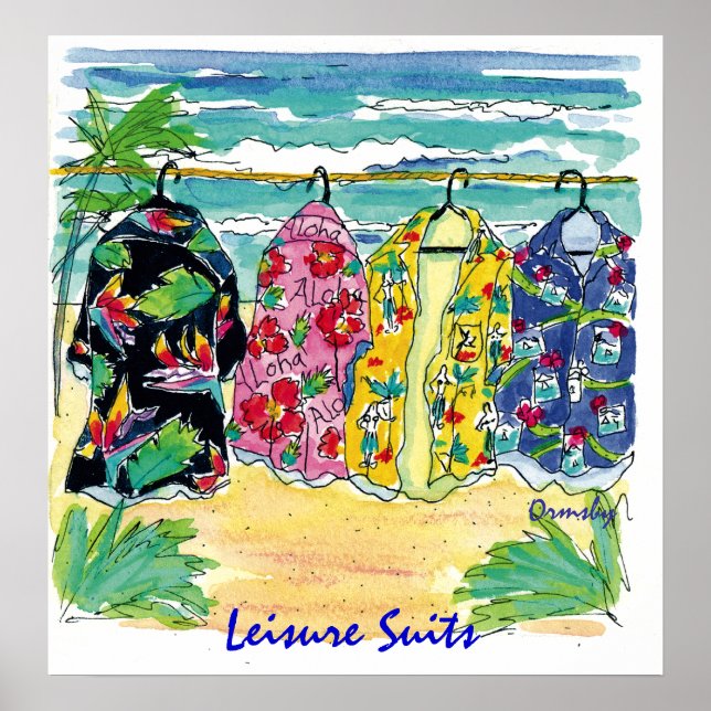 Anzug-Poster Poster (Vorne)