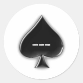 Anzug Runder Aufkleber