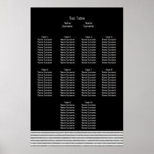 Anzug und Krawatte Gay Wedding Plan Poster
