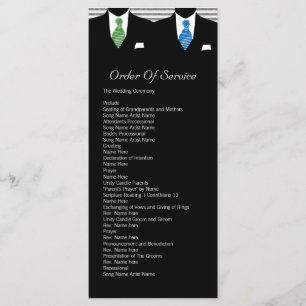 Anzug und Krawatte Gay Wedding Service Order Programm