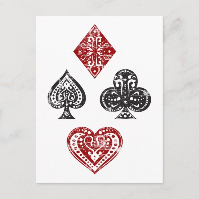 Anzug Vintag Cards Postkarte (Vorderseite)